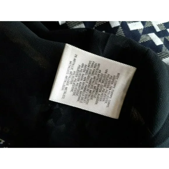 MAEVE ANTHROPOLOGIE Tilde Shift Jacquard Dress Metallic Dots Mod Retro 70s Sm - Picture 9 of 9